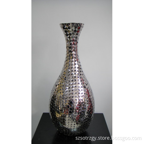 metal vase